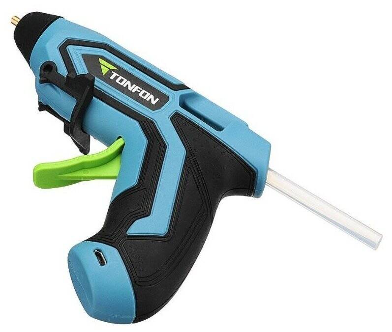 Клеевой термопистолет аккумуляторный Xiaomi Wireless Use Rechargeable 3.6V Glue Gun Blue (Синий)