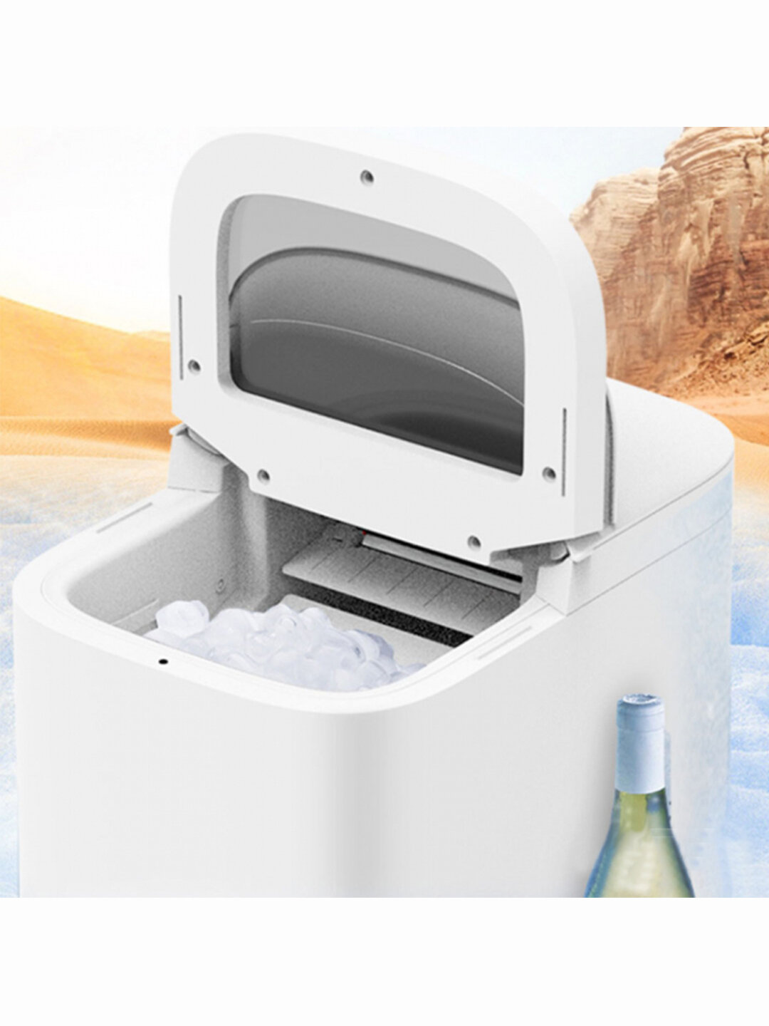 Автоматическая машина для изготовления круглого льда Xiaomi VINO Ice Machine Round Ice 15kg (VZB-15JA) White (Белый)