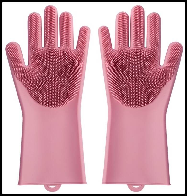 Силиконовые перчатки для уборки Xiaomi Silicone Cleaning Glove Pink (HH674) Pink (Розовый)