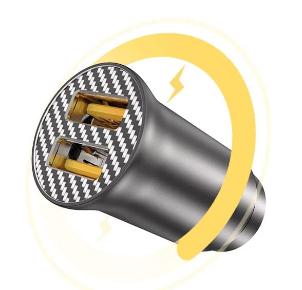 Автомобильное зарядное устройство Realme Car Charger 33W (RTX2121) Silver (Серебристый)