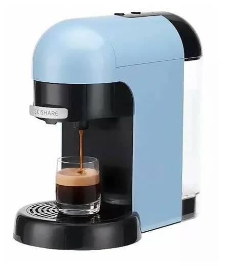 Кофемашина рожковая Scishare Espresso (S1801) Blue (Синий)