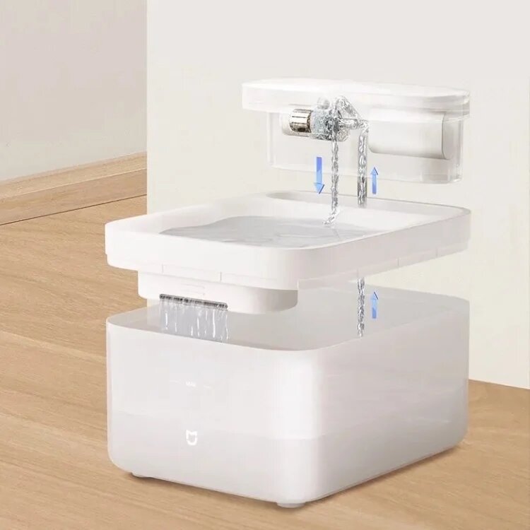 Автопоилка беспроводная Xiaomi Mijia Smart Pet Water Dispenser 3L (XWWF02MG) White (Белый)