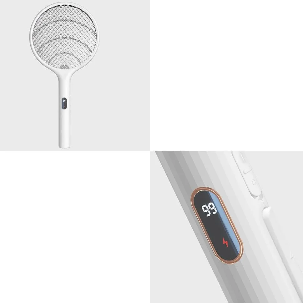 Электрическая мухобойка Xiaomi Qualitell Smart Digital Electric Fly Swatte E3 (ZSM240915) White (Белый)