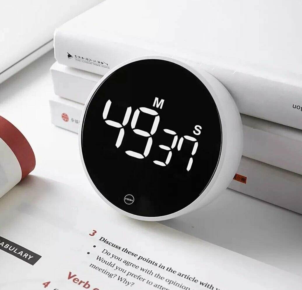 Таймер кухонный электронный MIIIW Comfort Whirling Timer (NK5260) White (Белый) Таймер кухонный электронный MIIIW Comfort Whirling Timer (NK5260) White (Белый)