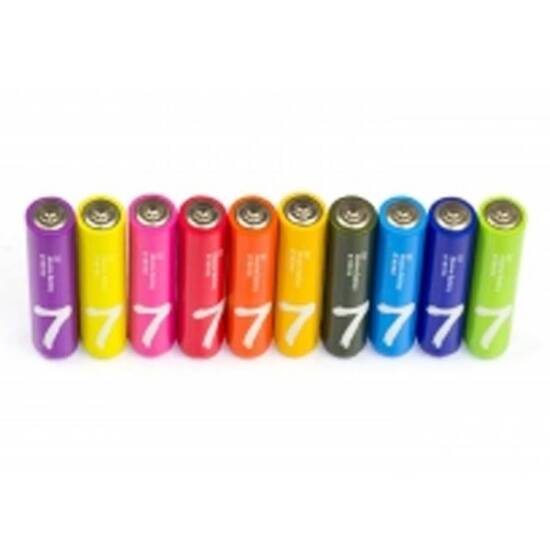 Батарейки Xiaomi ZMI Rainbow Zi7 AAA LR03 (10 шт) Color (Цветной)