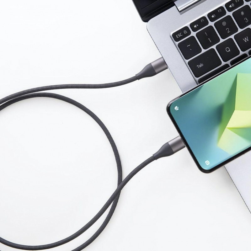 Кабель плетеный Xiaomi Type-C to Type-C Cable 6A 1m (XMAC1CSY) (BHR7945CN) Кабель плетеный Xiaomi Type-C to Type-C Cable 6A 1m (XMAC1CSY) (BHR7945CN)