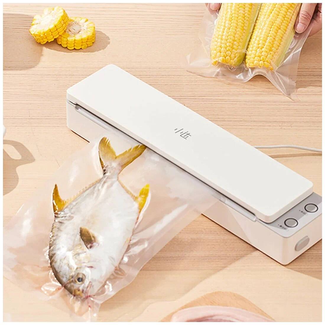 Вакуумный упаковщик (вакууматор) с УФ-стерилизацией Xiaomi Xiaoda XD-ZKFKJ01 White (Белый)