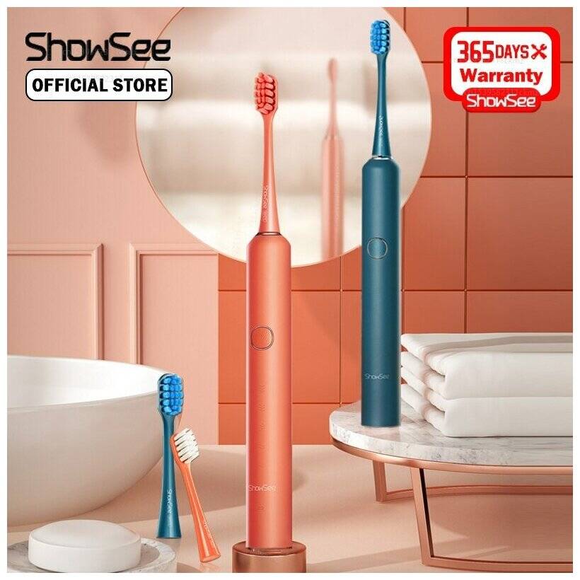 Электрическая зубная щетка Xiaomi ShowSee D2 Sonic Toothbrush Travel Box (D2-P) Orange (Оранжевый)