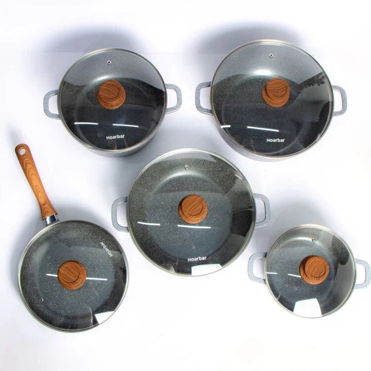 Кастрюля Hoarbar Casserole 20CM (A0320A) Gray (Серый)