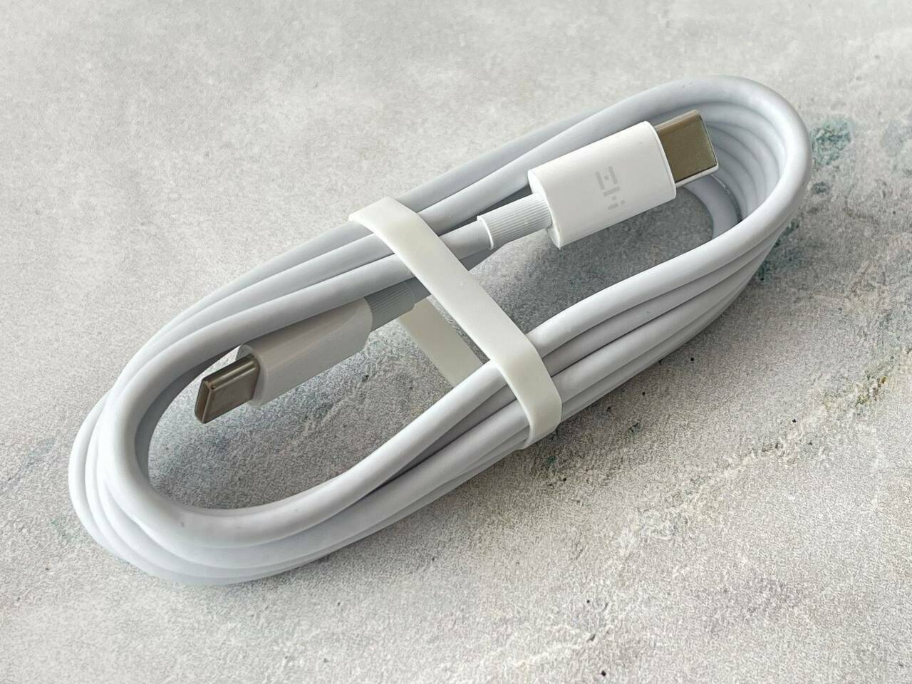 Кабель Xiaomi USB-C/USB-C ZMI 1,5m (AL301) White (Белый) Кабель Xiaomi USB-C/USB-C ZMI 1,5m (AL301) White (Белый)