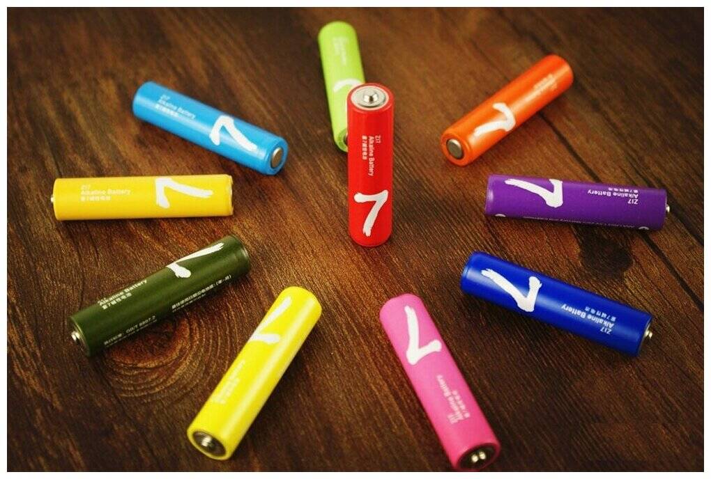 Батарейки ZMI Rainbow ZI7 тип AAA 24 шт. (цветные)