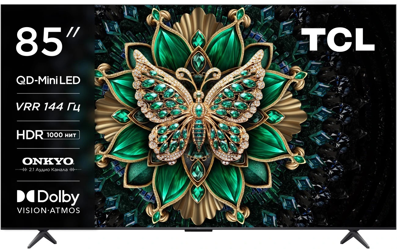 Телевизор TCL 85 C6K 4K QD-Mini LED Телевизор TCL 85 C6K 4K QD-Mini LED
