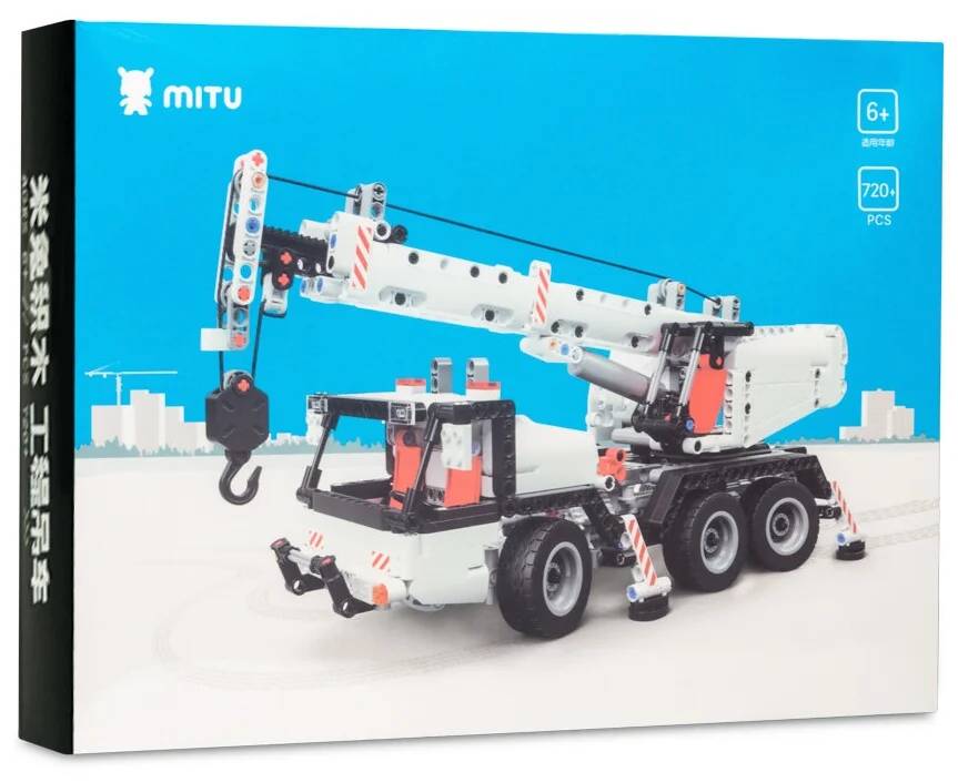 Конструктор подъемный кран Xiaomi Mitu Building Blocks Mobile Engineering Crane (MTJM03IQI) White (Белый)