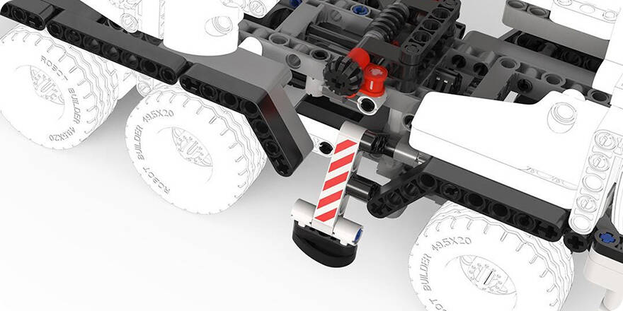 Конструктор подъемный кран Xiaomi Mitu Building Blocks Mobile Engineering Crane (MTJM03IQI) White (Белый)