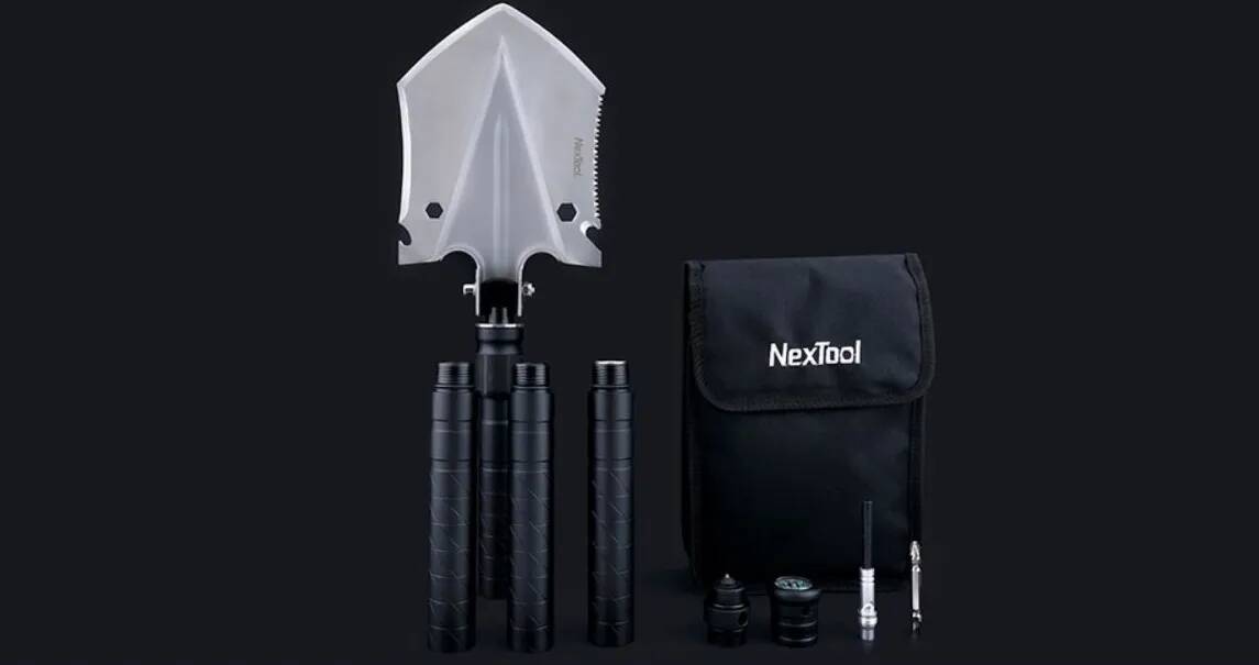 Лопата многофункциональная NexTool Shovel NE0114 (100 cm) Black (Черный)
