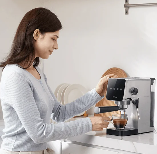 Кофемашина Xiaomi Semi-automatic Espresso Machine (BHR9798EU) (CME003) Silver (Серебро) Global Version Кофемашина Xiaomi Semi-automatic Espresso Machine (BHR9798EU) (CME003) Silver (Серебро) Global Version