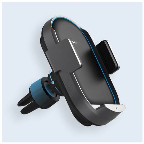 Держатель с беспроводной зарядкой Xiaomi Wireless Car Charger Pro 50W Max (WCJ05ZM) Black (Черный)