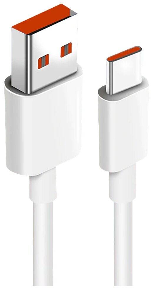 Кабель Xiaomi 6A USB Type- C Fast Charging Data Cable (6934177732881) White (Белый)