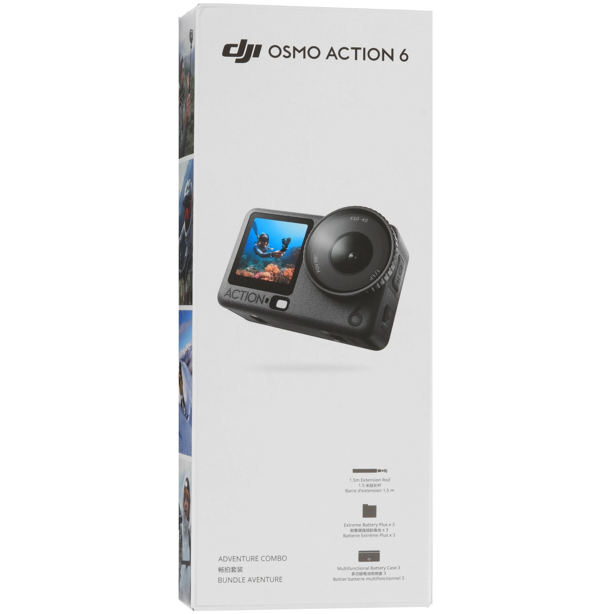 Экшн-камера DJI Osmo Action 6 Adventure Combo Black (Черный) Global Version Экшн-камера DJI Osmo Action 6 Adventure Combo Black (Черный) Global Version