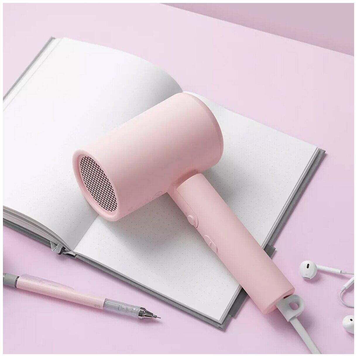 Фен Xiaomi Mijia Negative Ion Hair Dryer H100 (CMJ02LXW/CMJ02LXP) Pink (Розовый)