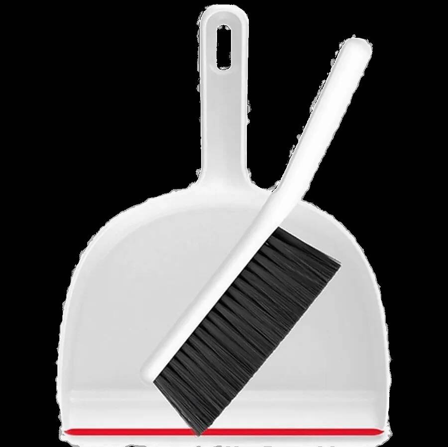 Набор совок и щетка для уборки Xiaomi Yijie Broom Dustpan Combination YZ-02 White (Белый)