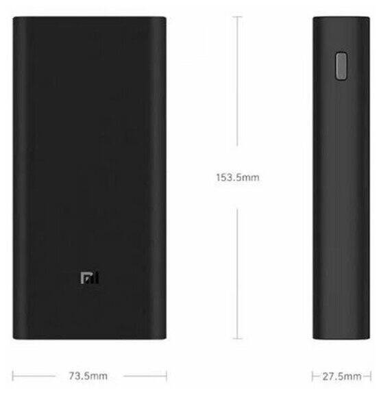 Аккумулятор Xiaomi Power Bank 3 Pro 20000 mAh 50W (PB200SZM) Black (Черный)