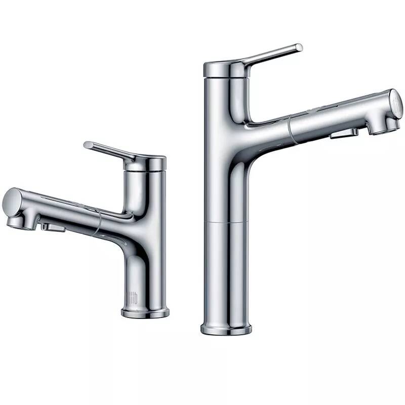 Смеситель с душем для раковины diiib Extracting Faucet (DXMP001) Silver (Серебристый)