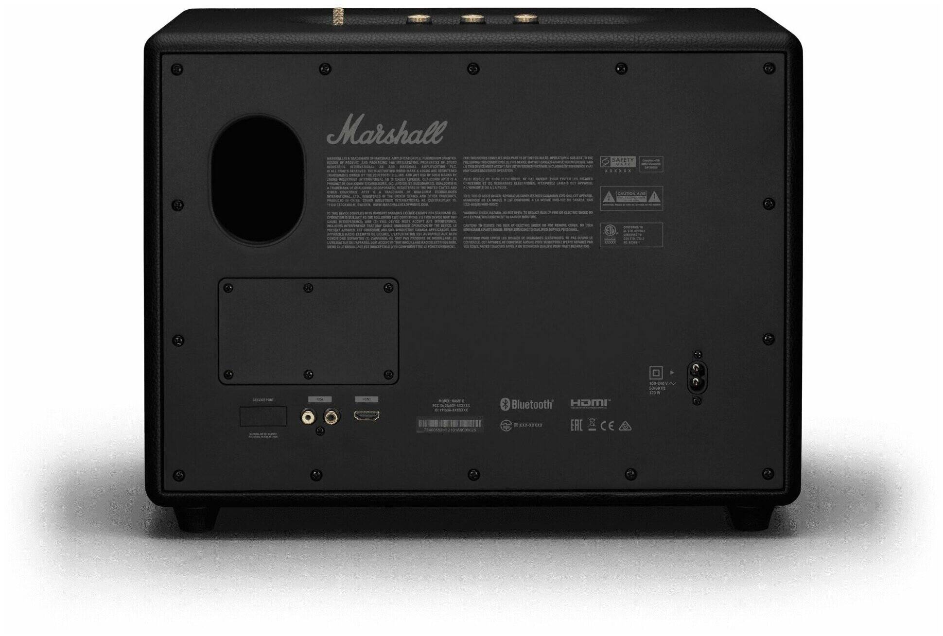 Колонка портативная Marshall Woburn 3 Black (Черный) Global Version
