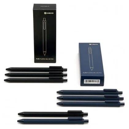 Набор гелевых ручек Kaco Pure Plastic Gel Ink Pen (10 шт) Black (Черный) Набор гелевых ручек Kaco Pure Plastic Gel Ink Pen (10 шт) Black (Черный)