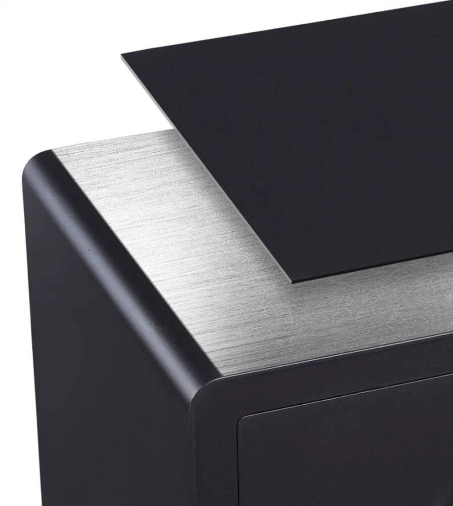 Сейф электронный с датчиком отпечатков CRMCR Cayo Anno Iron Pro Safe Box (BGX-X1-60MP) Black (Черный)