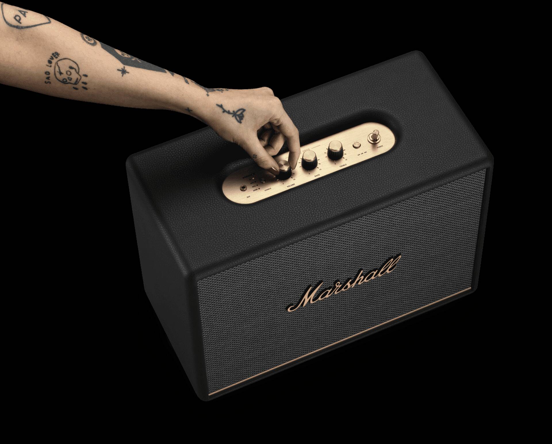 Колонка портативная Marshall Woburn 3 Black (Черный) Global Version