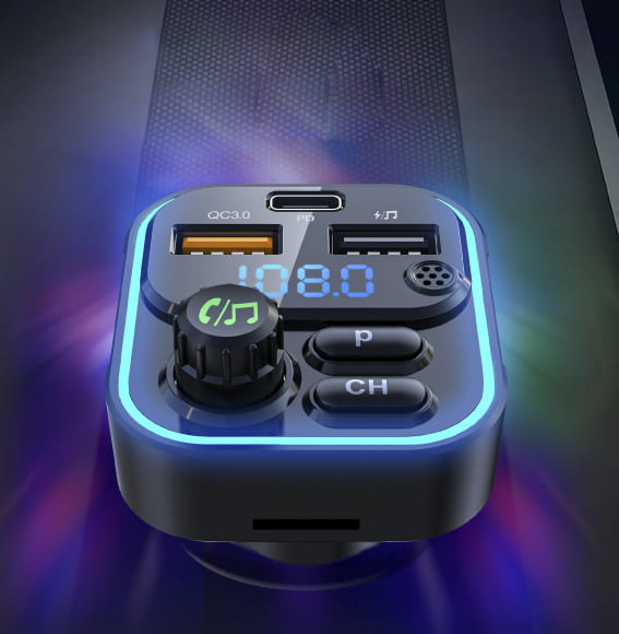Автомобильное зарядное устройство WEKOME MP3 WP-C52 Black (Черный)