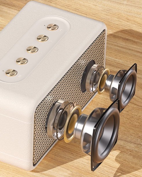 Колонка портативная WEKOME Beluga D9 20W White (Белый)