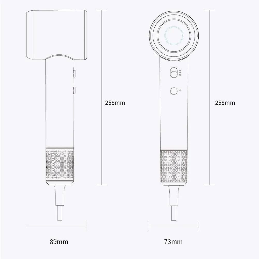 Фен DEALJA GF-03 Gray (Серый)