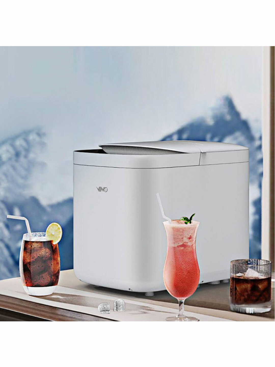 Автоматическая машина для изготовления круглого льда Xiaomi VINO Ice Machine Round Ice 15kg (VZB-15JA) White (Белый)