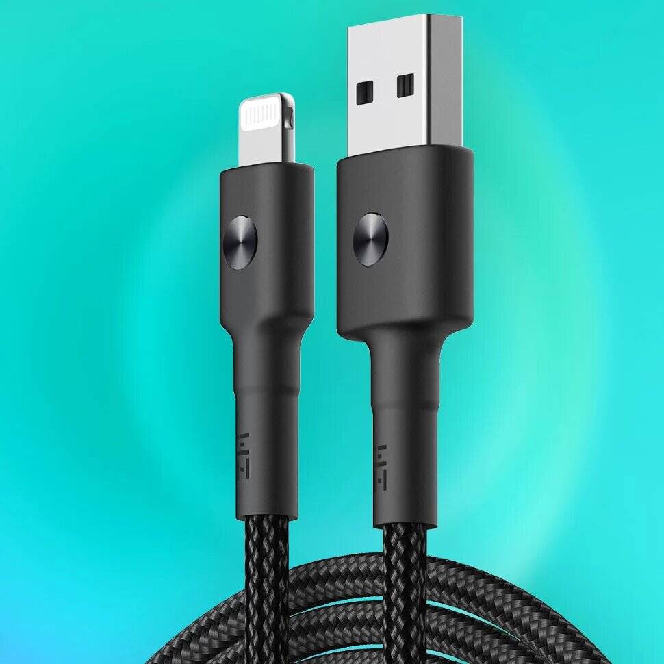 Кабель ZMI USB - Lightning MFi (AL803/AL805) 100 cm Black (Черный)