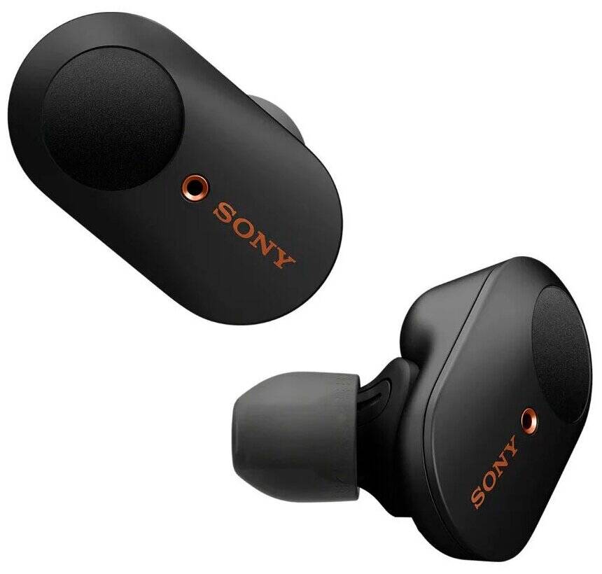 Беспроводные наушники с шумоподавлением Sony WF-1000XM3 Black (Черный) CN Беспроводные наушники с шумоподавлением Sony WF-1000XM3 Black (Черный) CN
