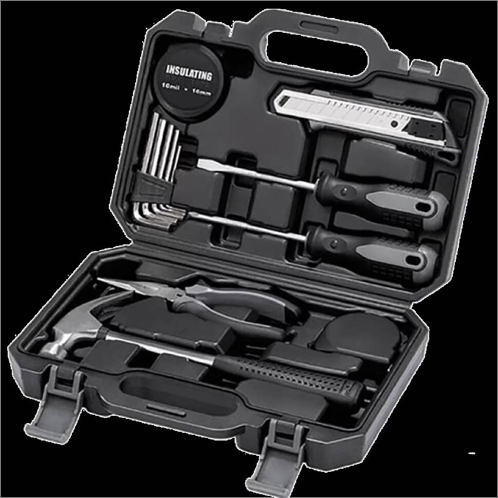 Набор инструментов Jiuxun Tools 12 in 1 Daily Life Kit Pro (12 предм.) Black (Черный)