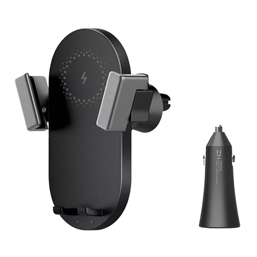 Держатель с беспроводной зарядкой ZMI Wireless Charger Car Holder Kit Edition 20W Black (Черный) Держатель с беспроводной зарядкой ZMI Wireless Charger Car Holder Kit Edition 20W Black (Черный)