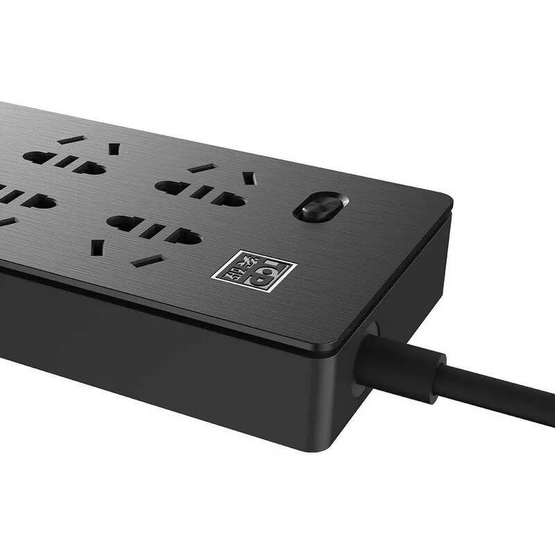 Удлинитель Xiaomi Aigo Power Strip (TC0601) 1.8 м Black (Черный)