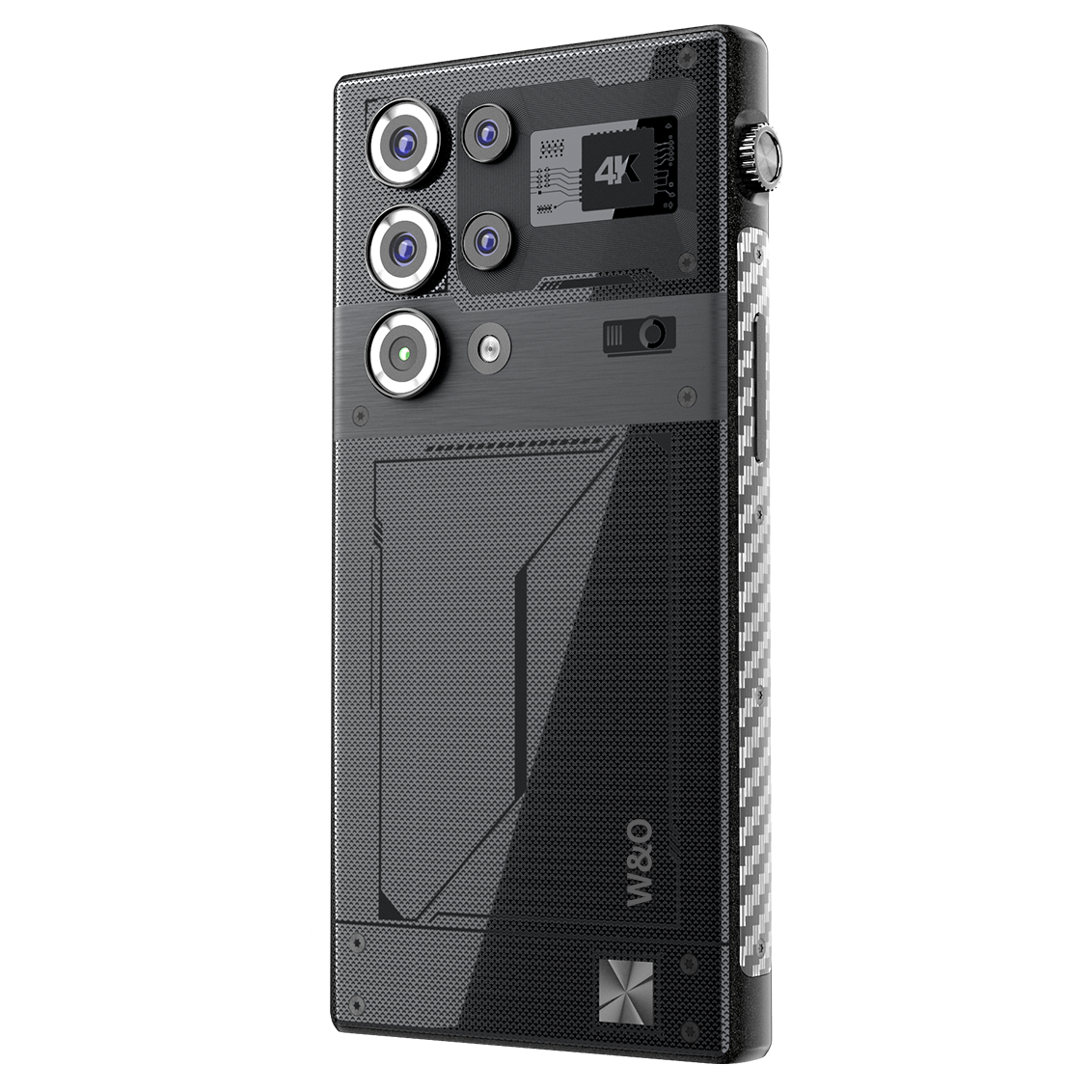 Проекционный смартфон W&O WO1 (6.79" 2460*1080p/12Gb+512Gb/12000mAh/68Mpx+20Mpx) Global Version