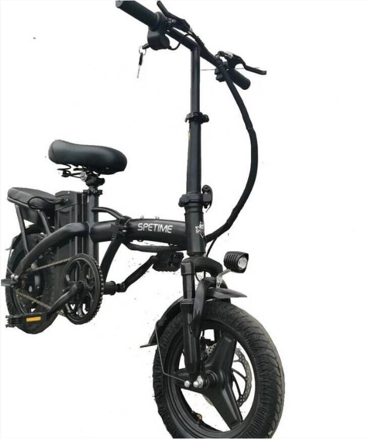 Электровелосипед Spetime E-Bike F8 Black (Черный)