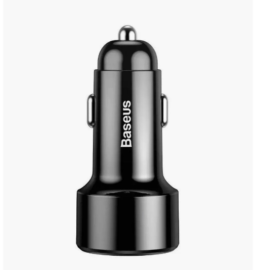 Автомобильное зарядное устройство Baseus Dual QC 45W Black (Черный)