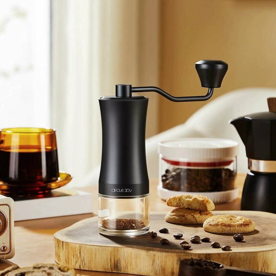 Кофемолка ручная Circle Joy Hand Coffee Grinder (CJ-CF17-B) Black (Черный)