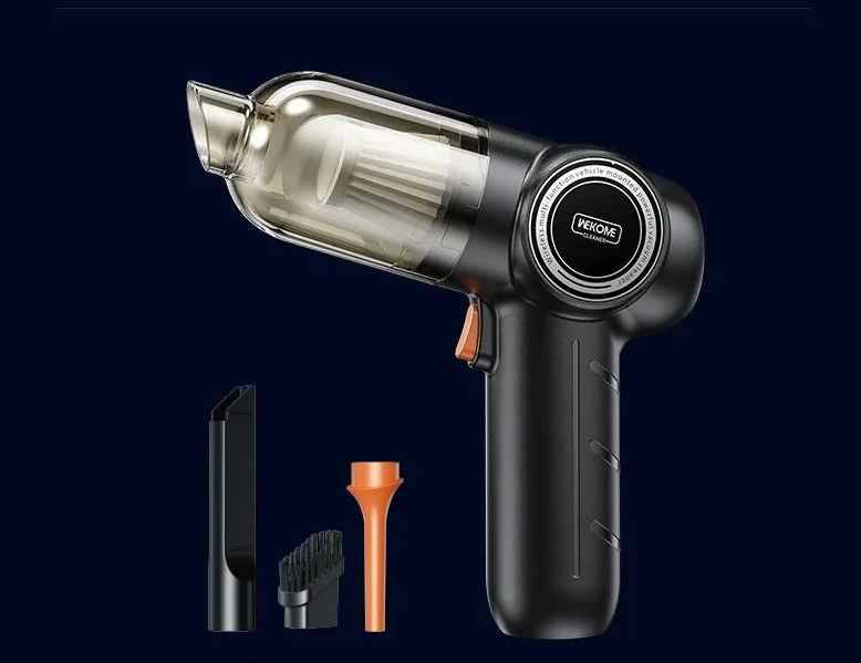 Портативный ручной пылесос для дома и автомобиля WEKOME WT-CA05 Car Vacuum Cleaner Black (Черный)