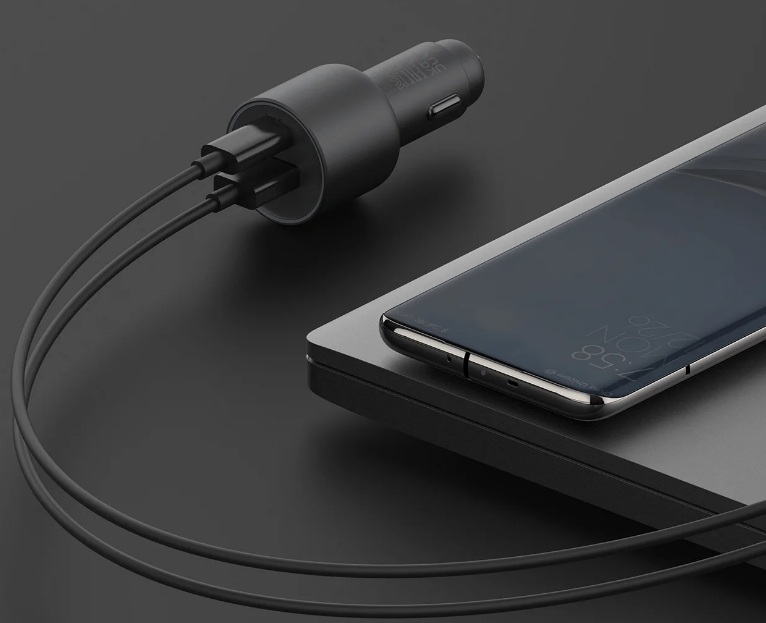 Автомобильное зарядное устройство Xiaomi Car Charger 1A1C 67W (USB-A + Type-C) Black (Черный)