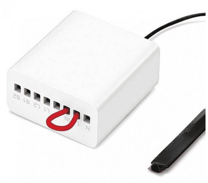 Реле двухсторонний беспроводной модуль управления Aqara Wireless Relay 2 Channels (LLKZMK11LM) White (Белый)