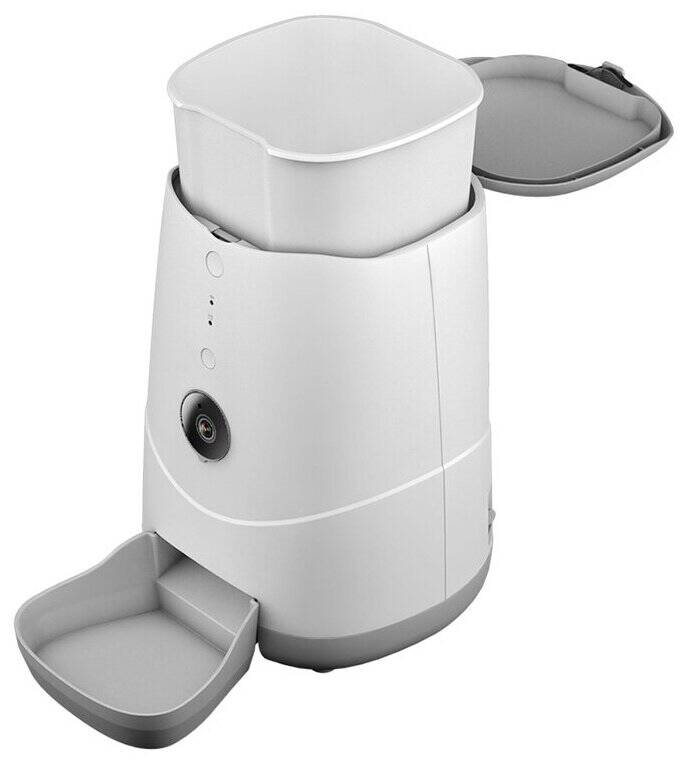 Автокормушка для животных Petoneer Nutri Vision Feeder с Wi-Fi и камерой 3.7 л (FDW020) White (Белый) Global Version