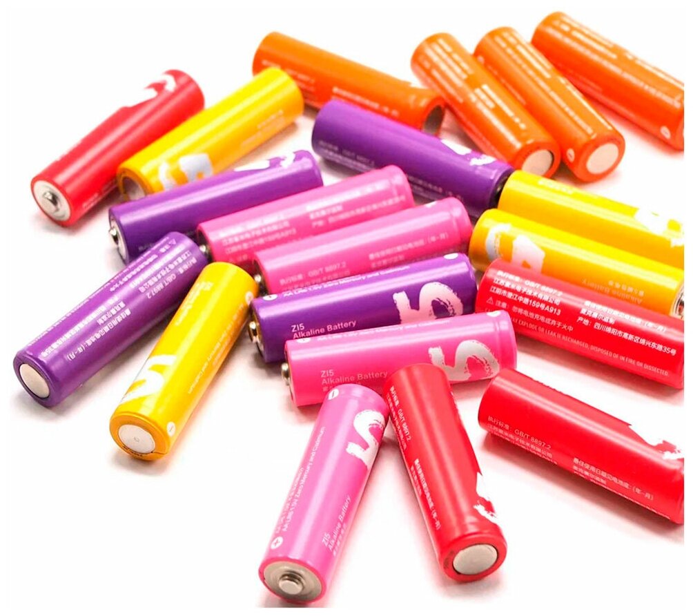Батарейки Xiaomi CUKTECH LR6 1.5V тип AA 40 шт. AA540 Color (Цветной)