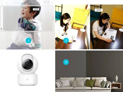 IP камера Xiaomi IMILAB Home Security Camera Basic (CMSXJ16A) White (Белый)